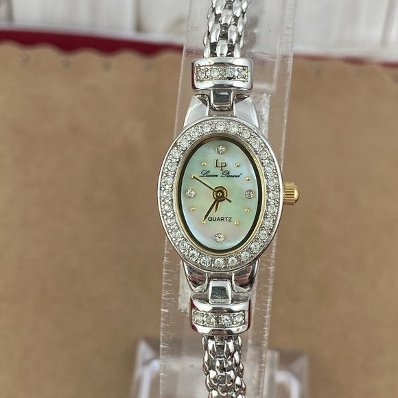 Fabulous Almost New Lucien Piccard Crystal Watch - Picture 1 of 6